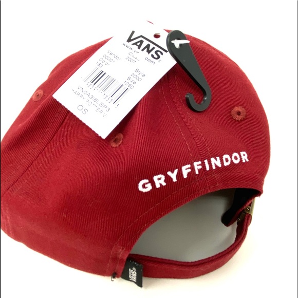🔥HOT SALE🔥VANS Harry Potter 6 Gryffindor Cap Red Unisex Hat VN0A3I6LSP3 - Picture 4 of 11